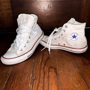 High top Converse white
